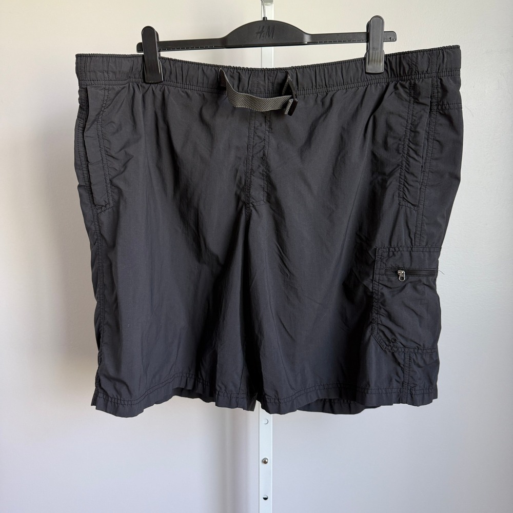 Columbia XXL Mens Omni Shade Sun Protection Cargo‎ Shorts Outdoor Black